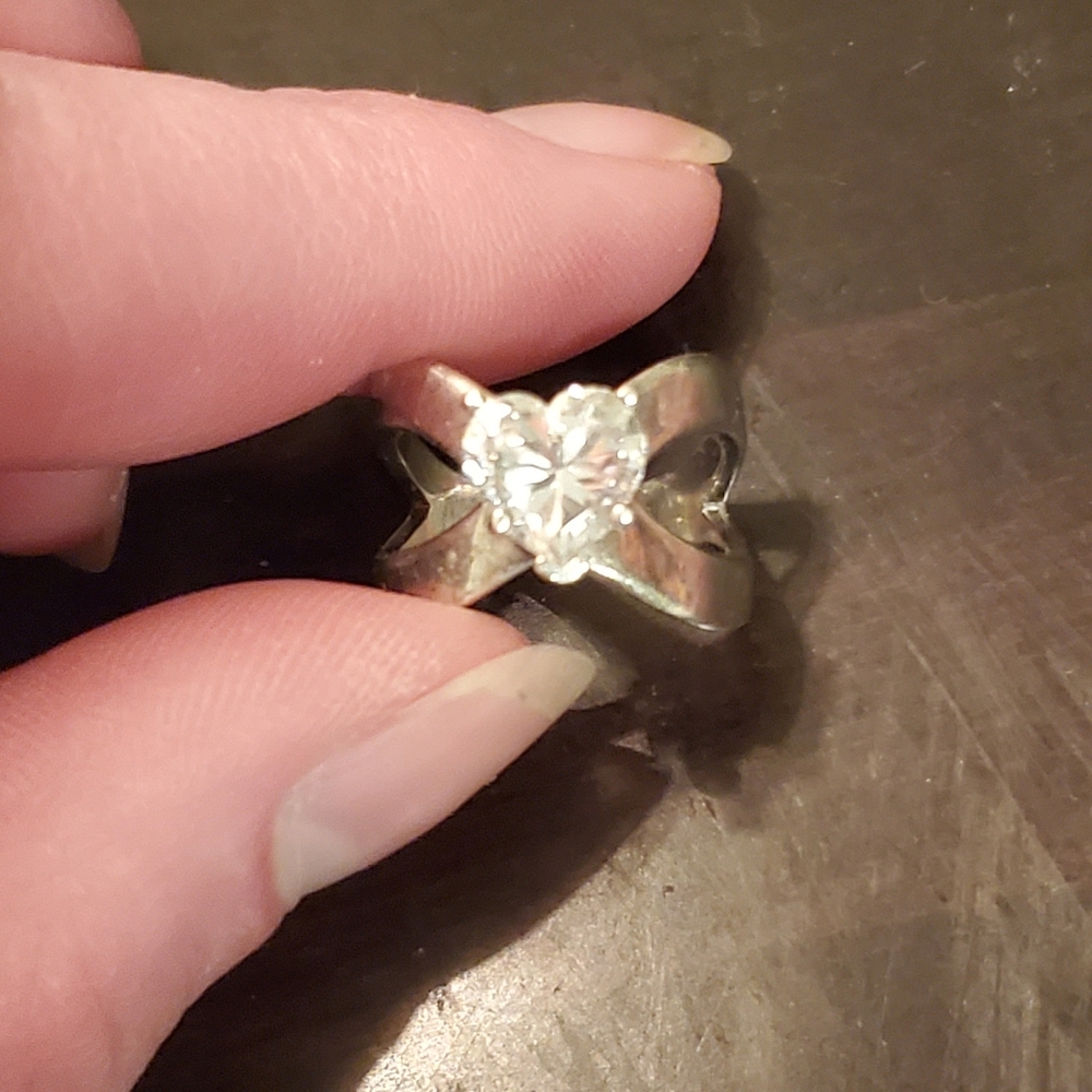 Sterling silver heart ring - Picture 4 of 7